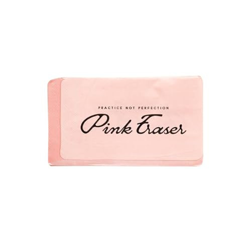 My Mind's Eye Eraser Shaped Dinner Napkins – Die-Cut Paper Napkins for Back to School Party, Teacher Appreciation & Classroom Celebrations – 24 Pack, 4.25” x 7.75” | Amazon (US)