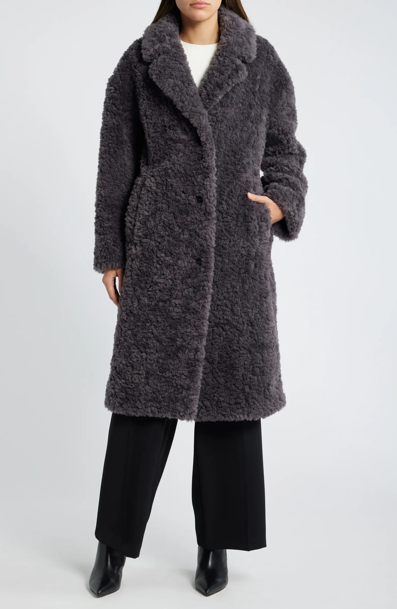 BCBGMAXAZRIA Faux Fur Coat | Nordstrom | Nordstrom