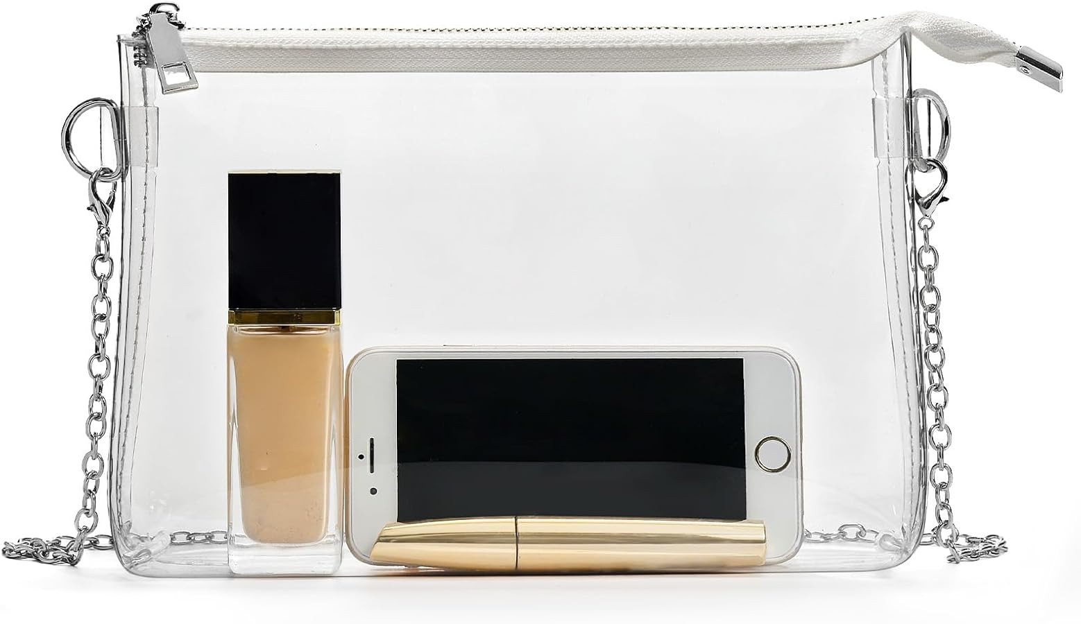 BS-VOG Clear Purse for Stadium Events, Clear Crossbody Bag for Women | Amazon (US)