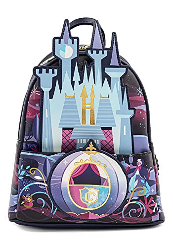 Loungefly Disney Cinderella Castle Series Womens Double Strap Shoulder Bag Purse | Amazon (US)