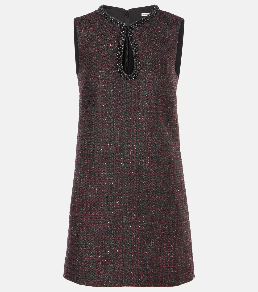 Minikleid aus Tweed mit Pailletten | Mytheresa (DACH)