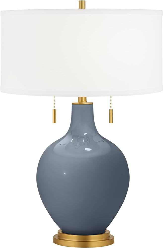 Color + Plus Granite Peak Toby Brass Accents Table Lamp | Amazon (US)