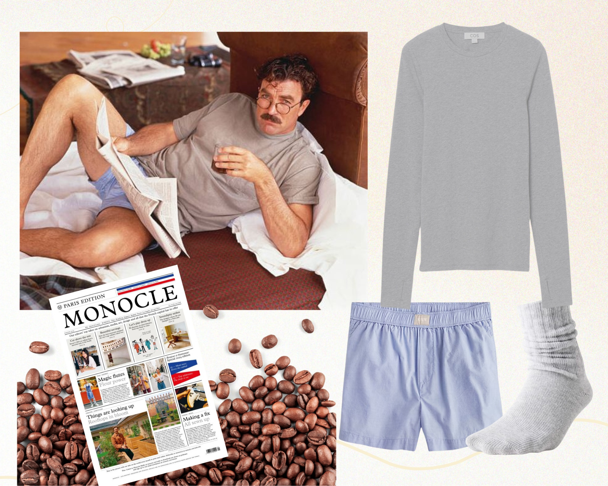 Tom Selleck Inspired Lounge Look  

#LTKSeasonal