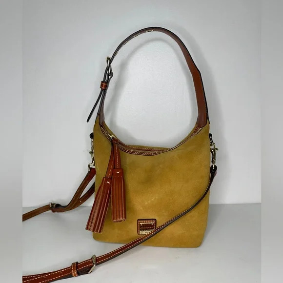 Dooney Bourke Suede Paige Crossbody Chamois w/Shoulder Strap | Poshmark