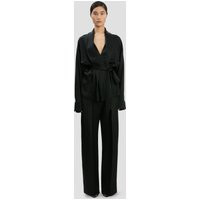Victoria Beckham Wide Leg Trouser In Black - Size 16 UK | Victoria Beckham US