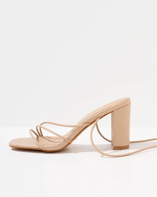 Billini - Cellie Strappy Heels - Nude | VICI Collection