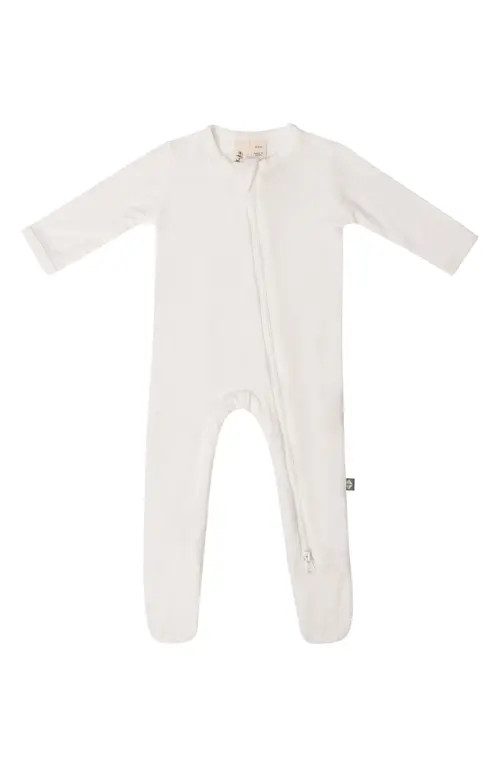 Kyte BABY Zip-Up Footie in Cloud at Nordstrom, Size 0-3 M | Nordstrom