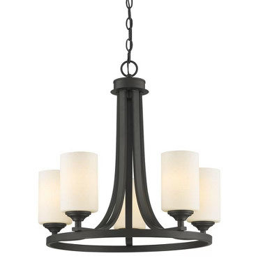 Z-Lite Bordeaux 5 - Light Chandelier in  Bronze | Target