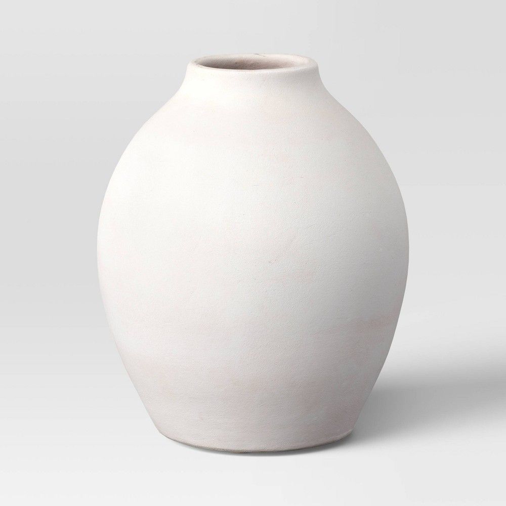 Large Ceramic Vase White - Threshold | Target