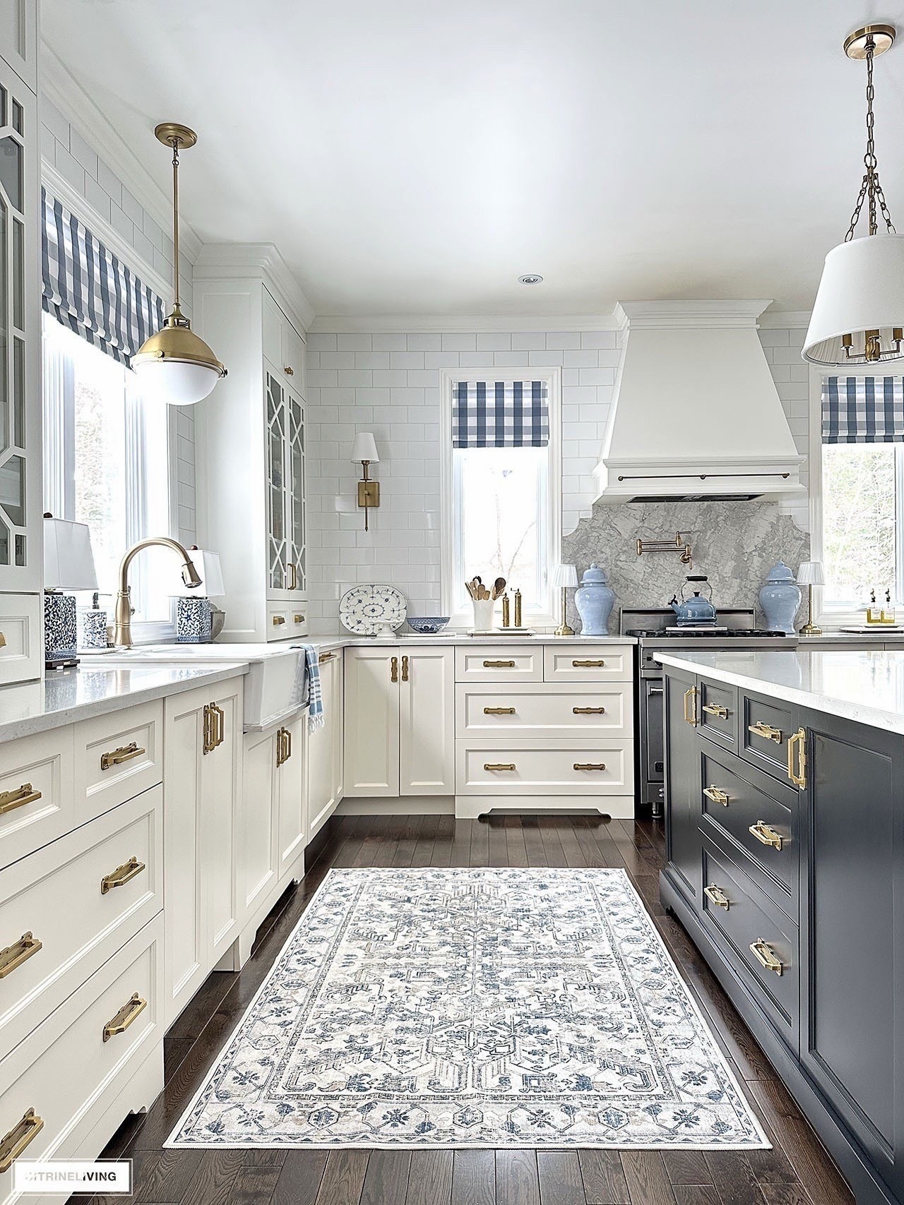 Chic spring kitchen home decor in beautiful blues! Love our chic roman shades!!

Kitchen home, kitchen home decorations, kitchen rug, kitchen runner, roman shades, blue and white decor, blue decor, blue home finds, blue vase, coastal home, home decor. 

#LTKSeasonal #LTKHome