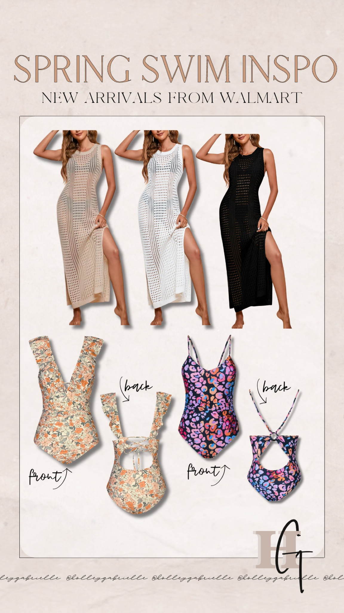 Spring swim inspo✨👙 from @walmartfashion🤎 actually in LOVE w/ the details on these one pieces!! 

#walmartpartner #walmartfashion / #liketkit / cupshe / coverups / floral / spring fashion / Holley Gabrielle 

#LTKSeasonal #LTKfindsunder50 #LTKswim