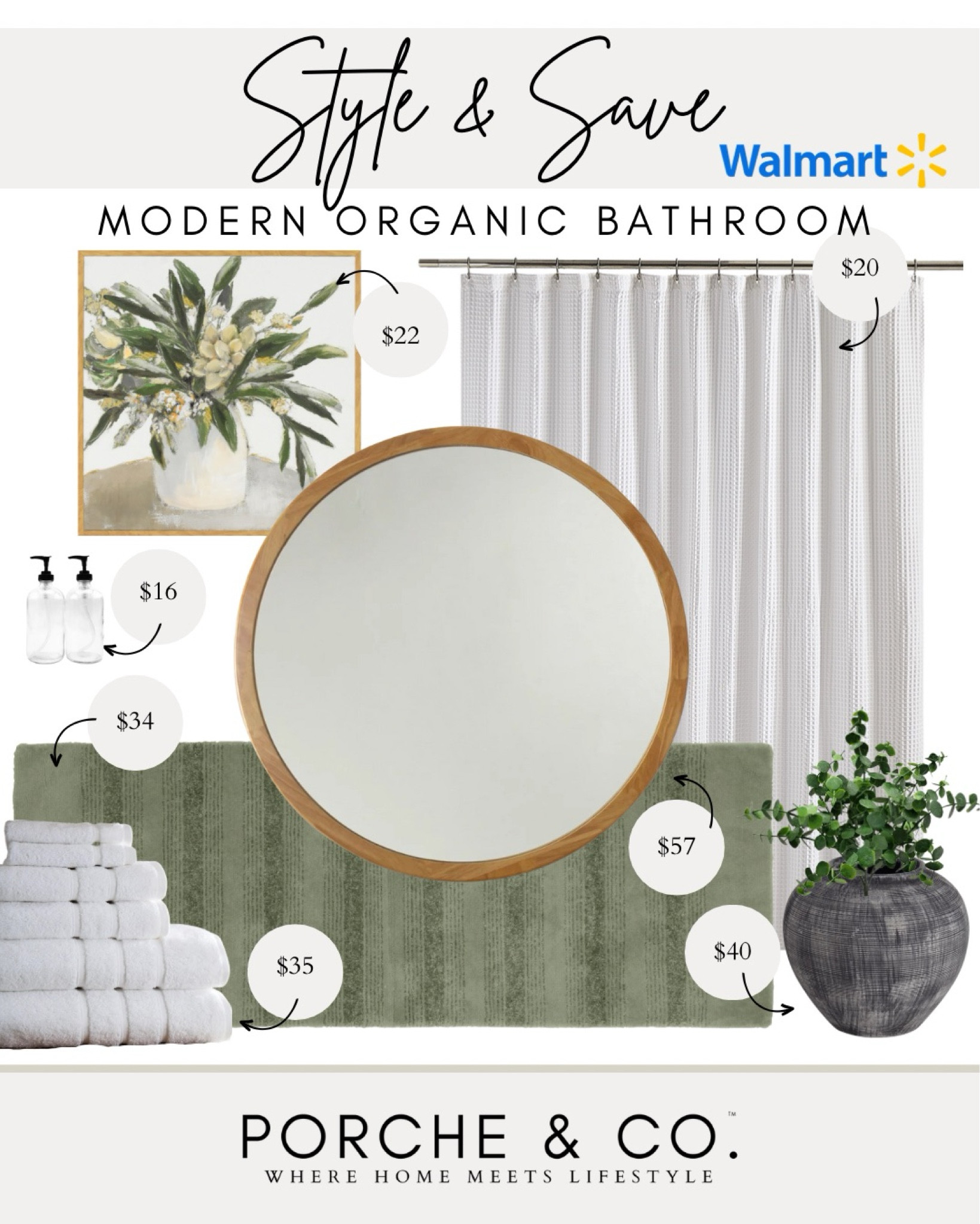 Style & Save, Walmart bathroom decor, bathroom styling, Walmart finds, modern organic bathroom
#visionboard #moodboard #porcheandco

#LTKhome #LTKstyletip