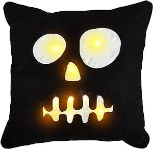 Mud Pie Throw Pillow, 16" x 16", Skeleton | Amazon (US)