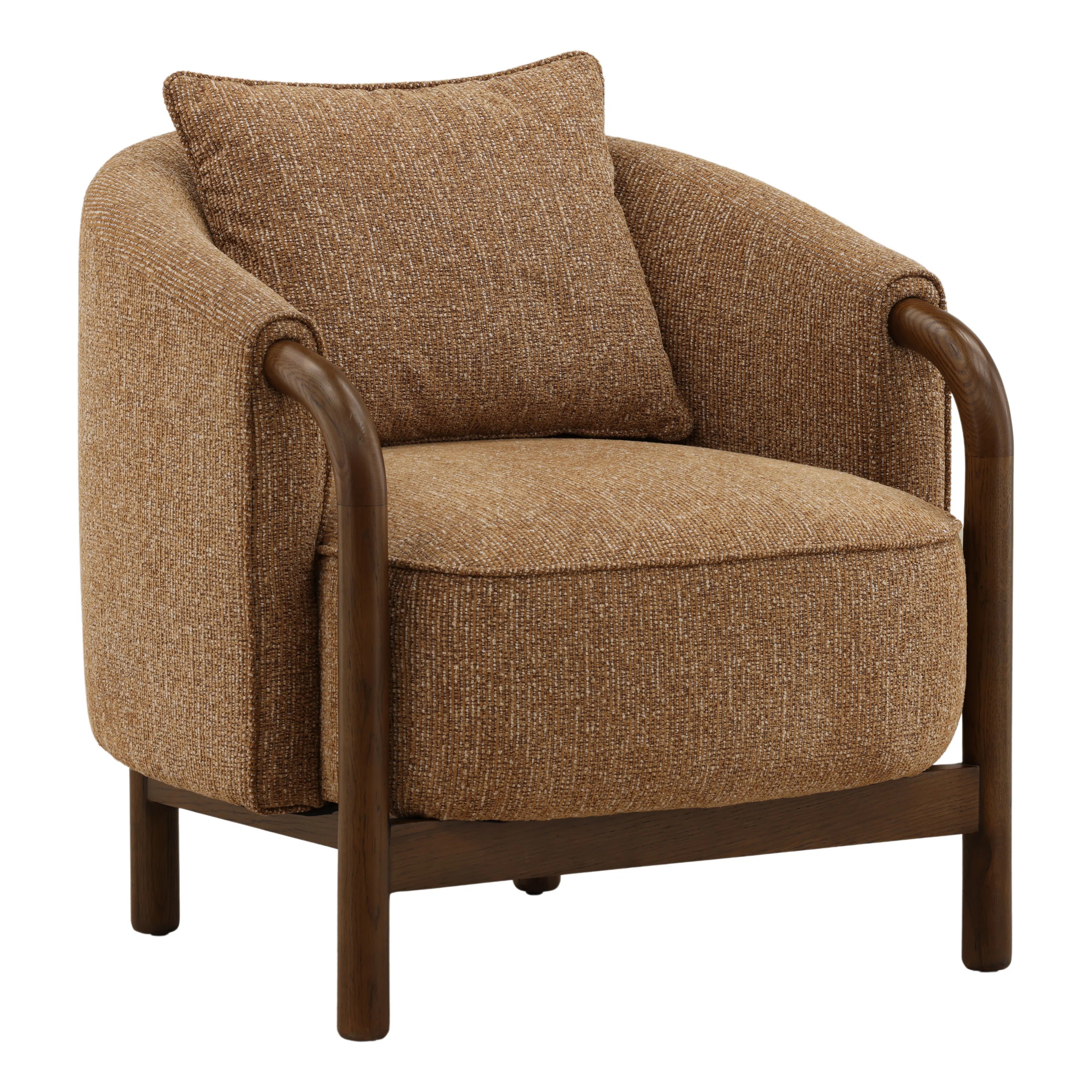 Rimas Occasional Chair Brown | Wayfair North America