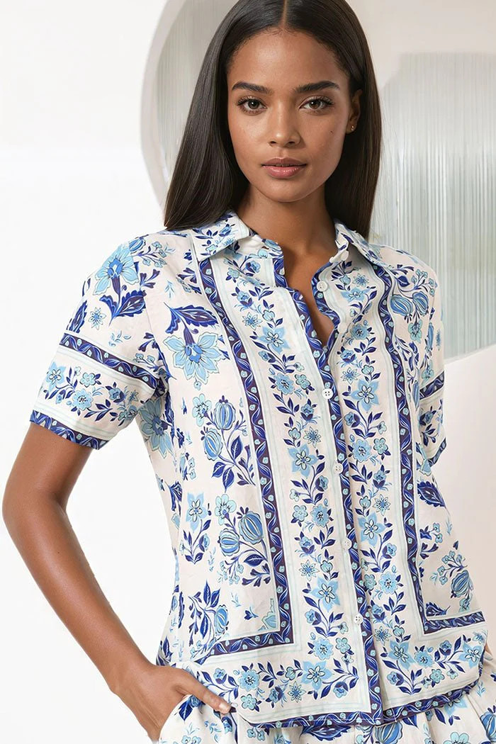 CARLY LINEN TOP | Yumi Kim