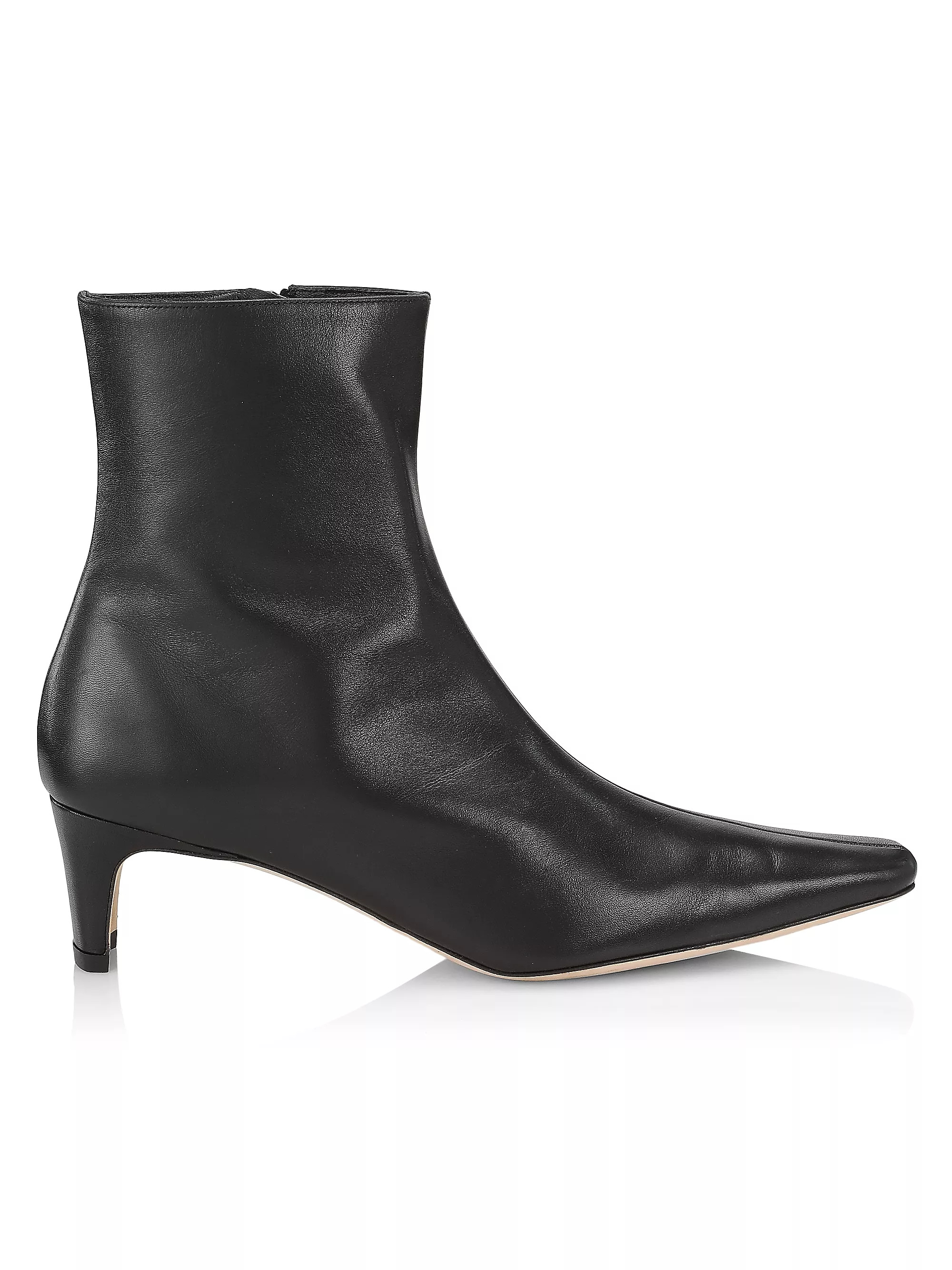 Staud Wally Leather Ankle Boots | Saks Fifth Avenue | Saks Fifth Avenue