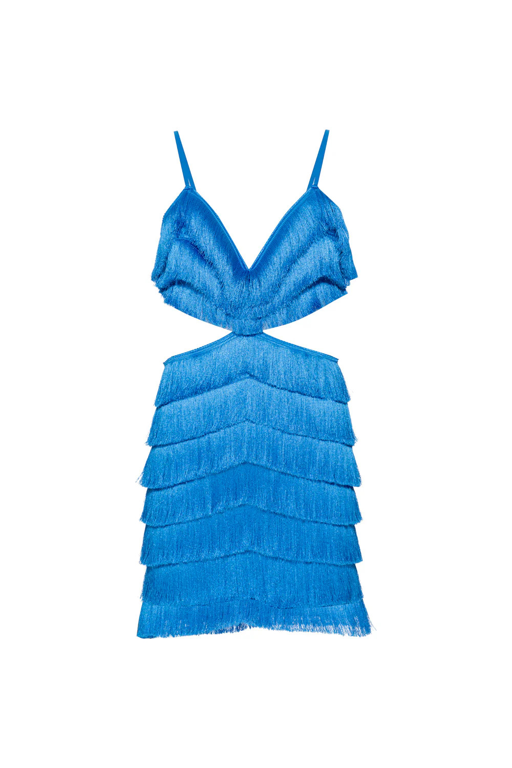 Fringe Cutout Mini Dress (FINAL SALE) | PatBO