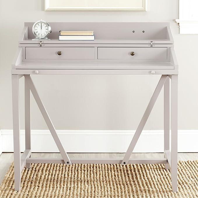Safavieh American Homes Collection Wyatt Grey Writing Desk | Amazon (US)