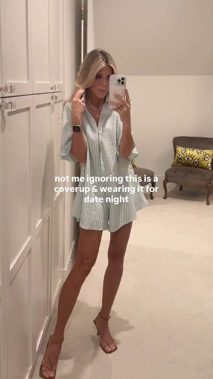 Just add a pair of heels + @melindamaria_jewelry ✨

Romper - small; could have worn XS - really roomy
Heels - linked more - tts
Jewelry - the best & lifetime guarantee 