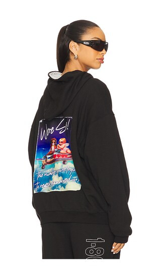 Disconnected 1-800 Harley Zip Hoodie in Black | Revolve Clothing (Global)