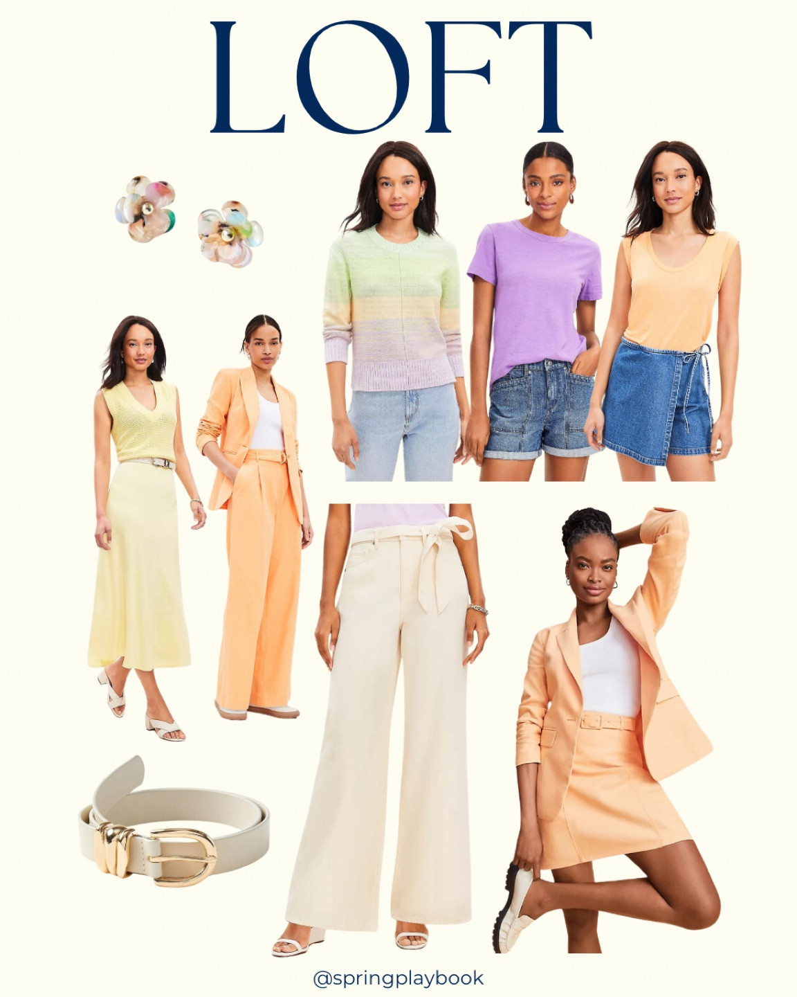 My Loft picks! I ordered the belt, purple shirt, multi sweater, and denim skort! I wish I needed a creamsicle suit!

#createdcolorful #createdcolorfulspring #hocspring #tcispring #pcaspring #lightspring #warmspringg #truespring #brightspring #clearspring #paintboxspring #bluespring

#LTKfindsunder50 #LTKsalealert #LTKworkwear