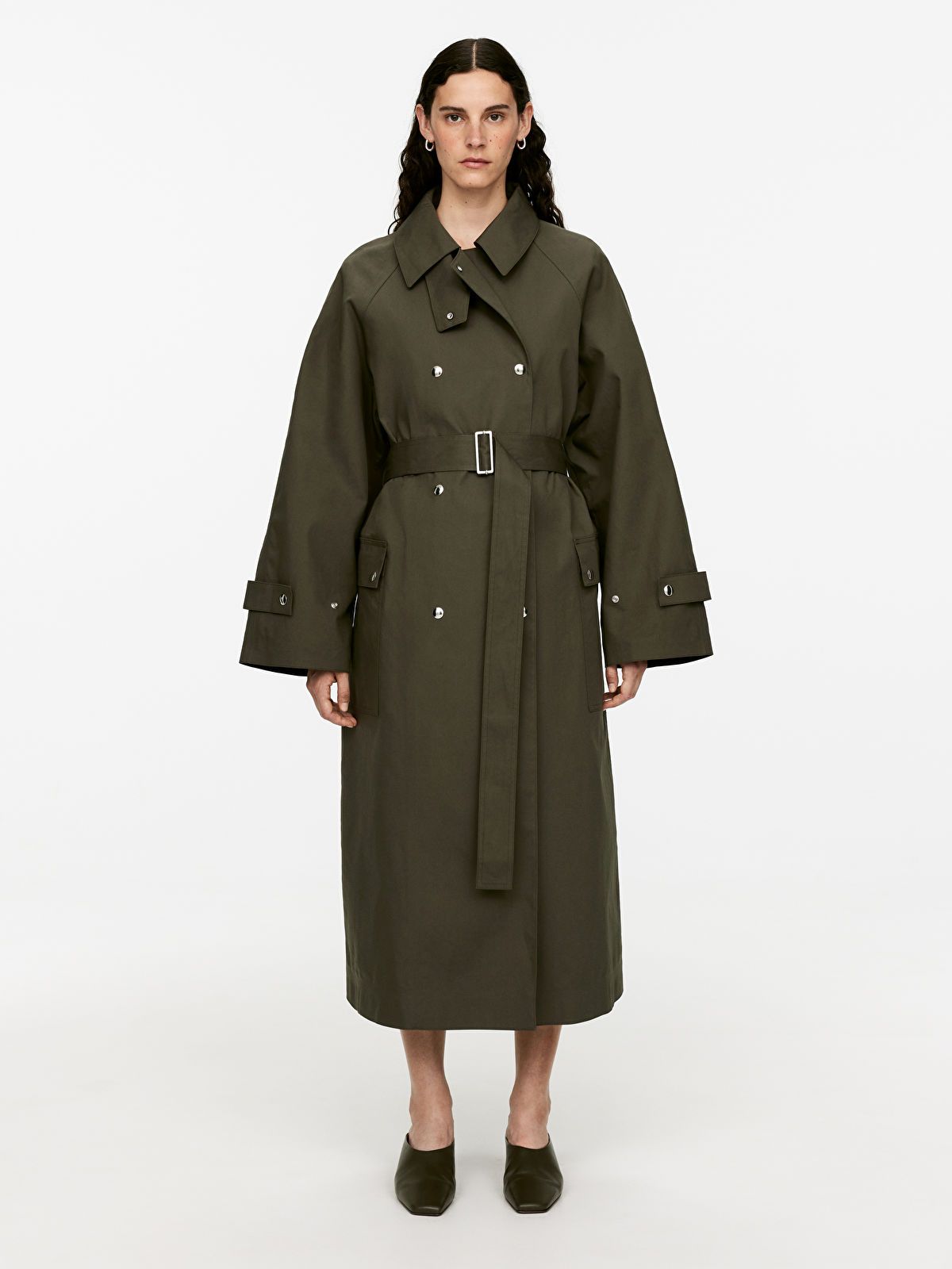 Snap-Button Trench Coat | ARKET (EU)