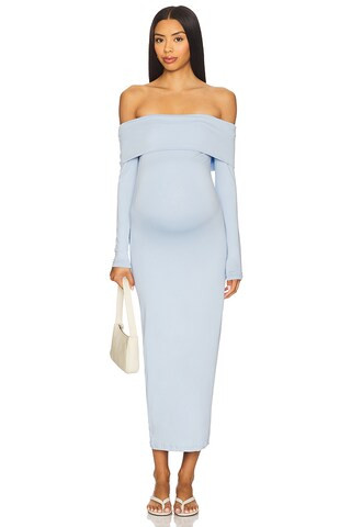 The Alison Midi Dress in Powder Blue | Revolve Clothing (Global)