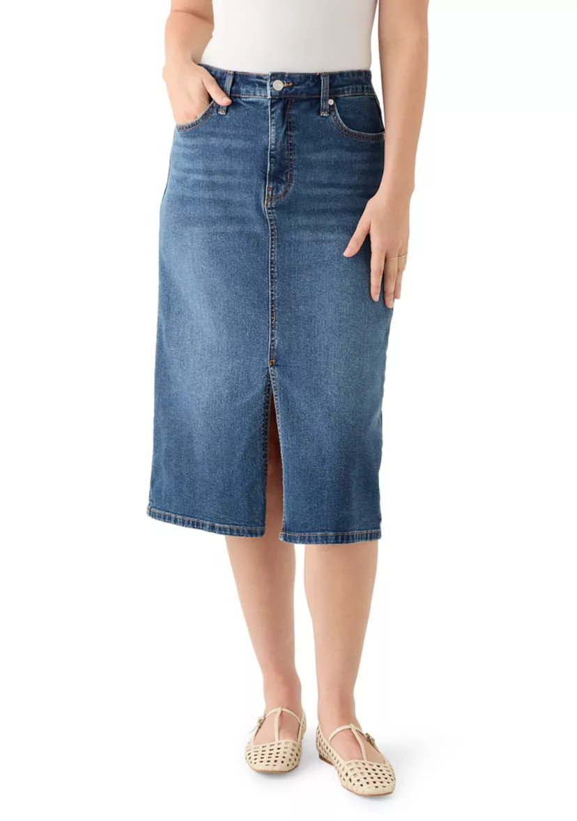 Women's High Rise Denim Skirt | Belk