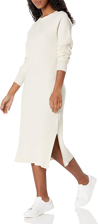 The Drop Women's Renata Rib Midi Dress | Amazon (US)
