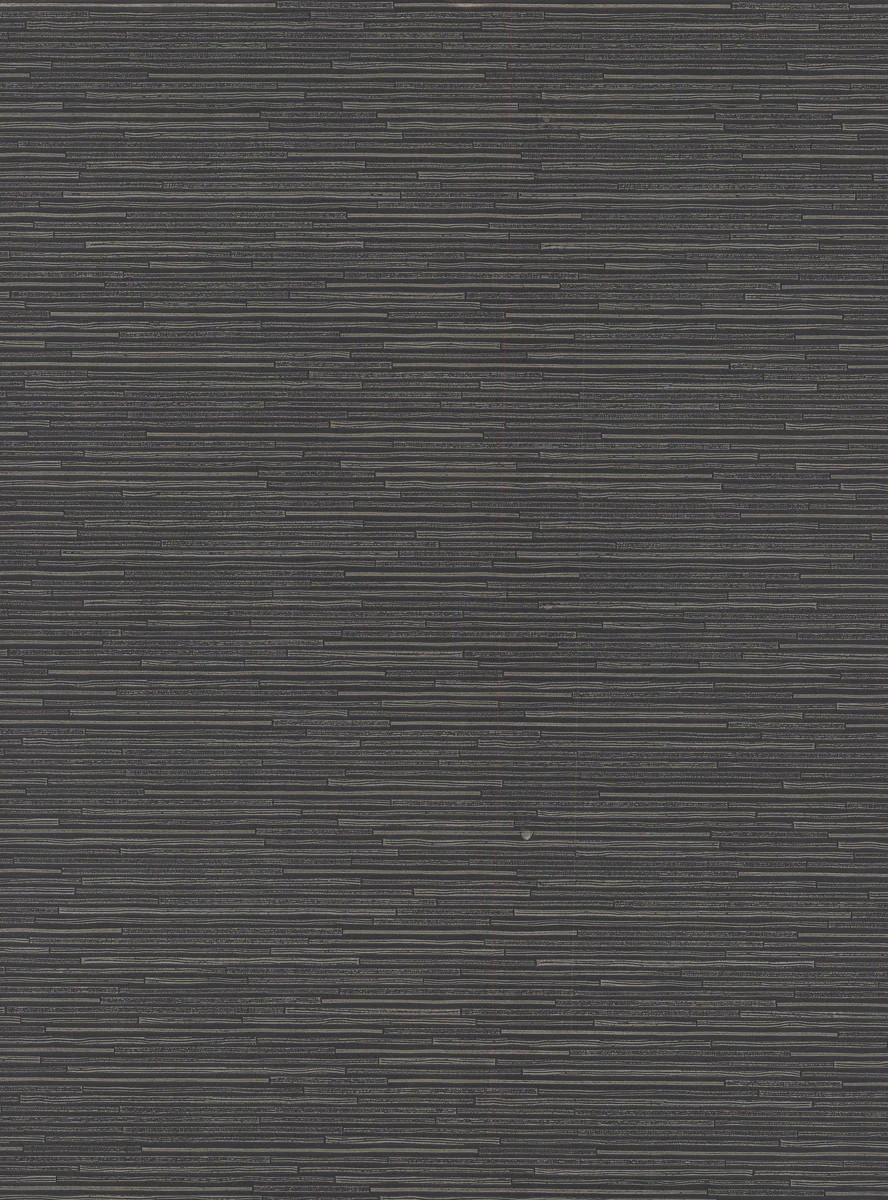 Ribbon Bamboo Wallpaper in Black/Silver from the Dazzling Dimensions Vol. 2 Collection by Antonin... | Burke Decor