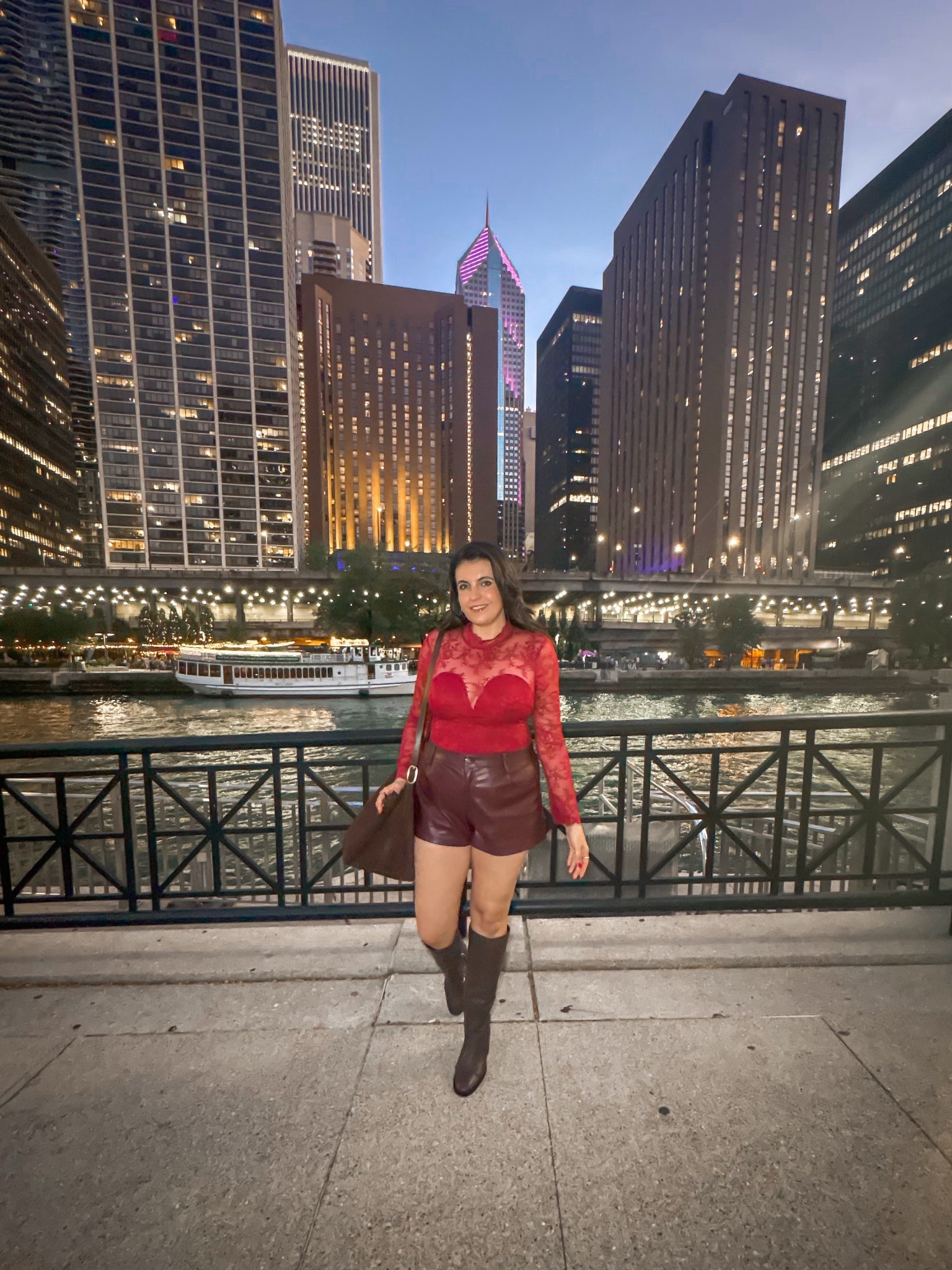 Perfect outfit for a date night in the city! This lace bodysuit has a built in bra so you don’t have to worry about wearing one with it! Boots and bodysuit are on sale! 

#LTKSaleAlert #LTKTall #LTKMidsize