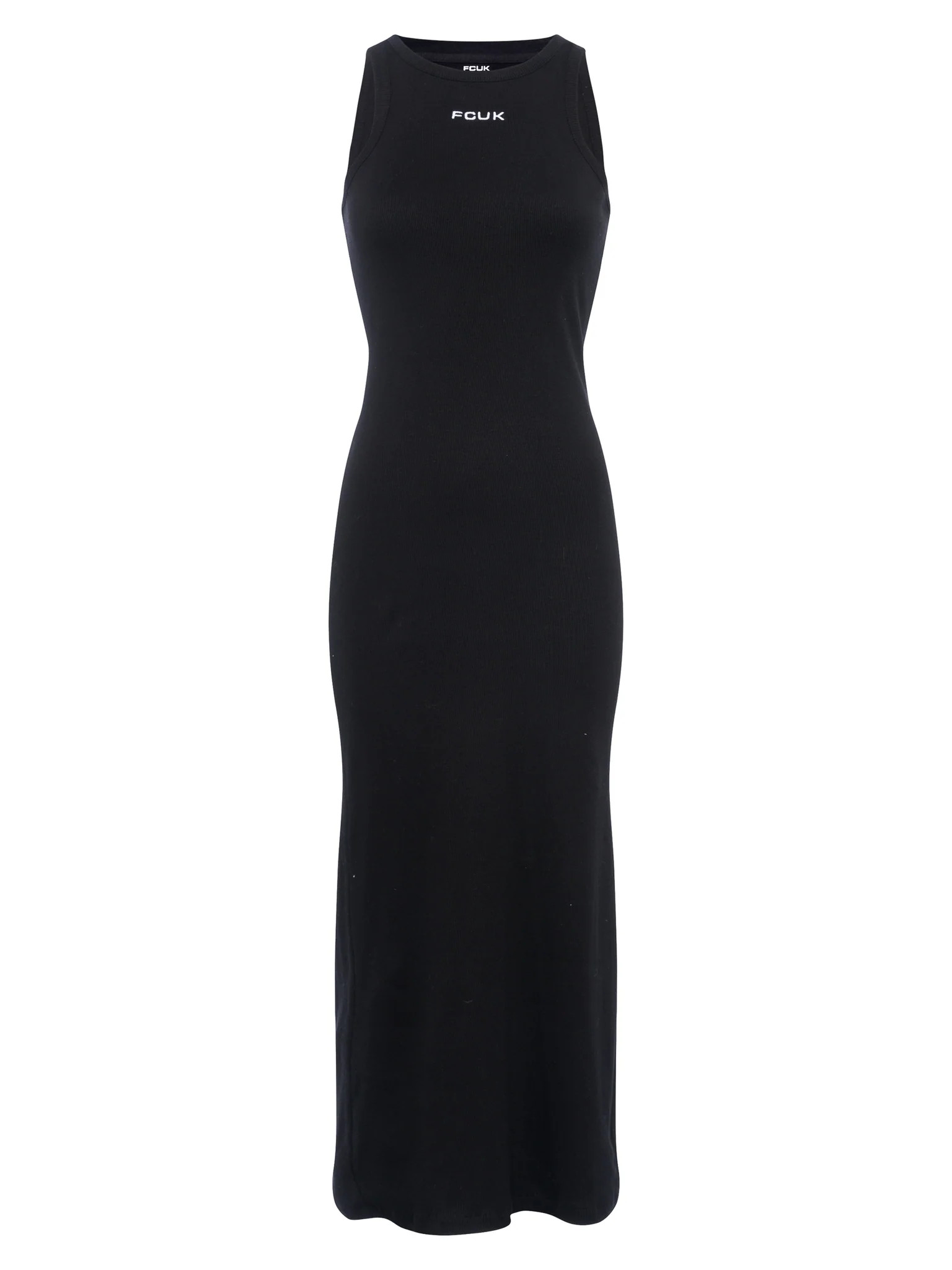FCUK Ribbed Racer Midi Dress | French Connection (US)