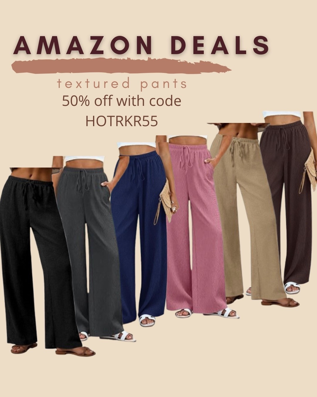 $18 ends 12/21

Amazon fashion
Amazon deals
Wide leg pants
Textured pants
Beach pants


#LTKSaleAlert #LTKFindsUnder50