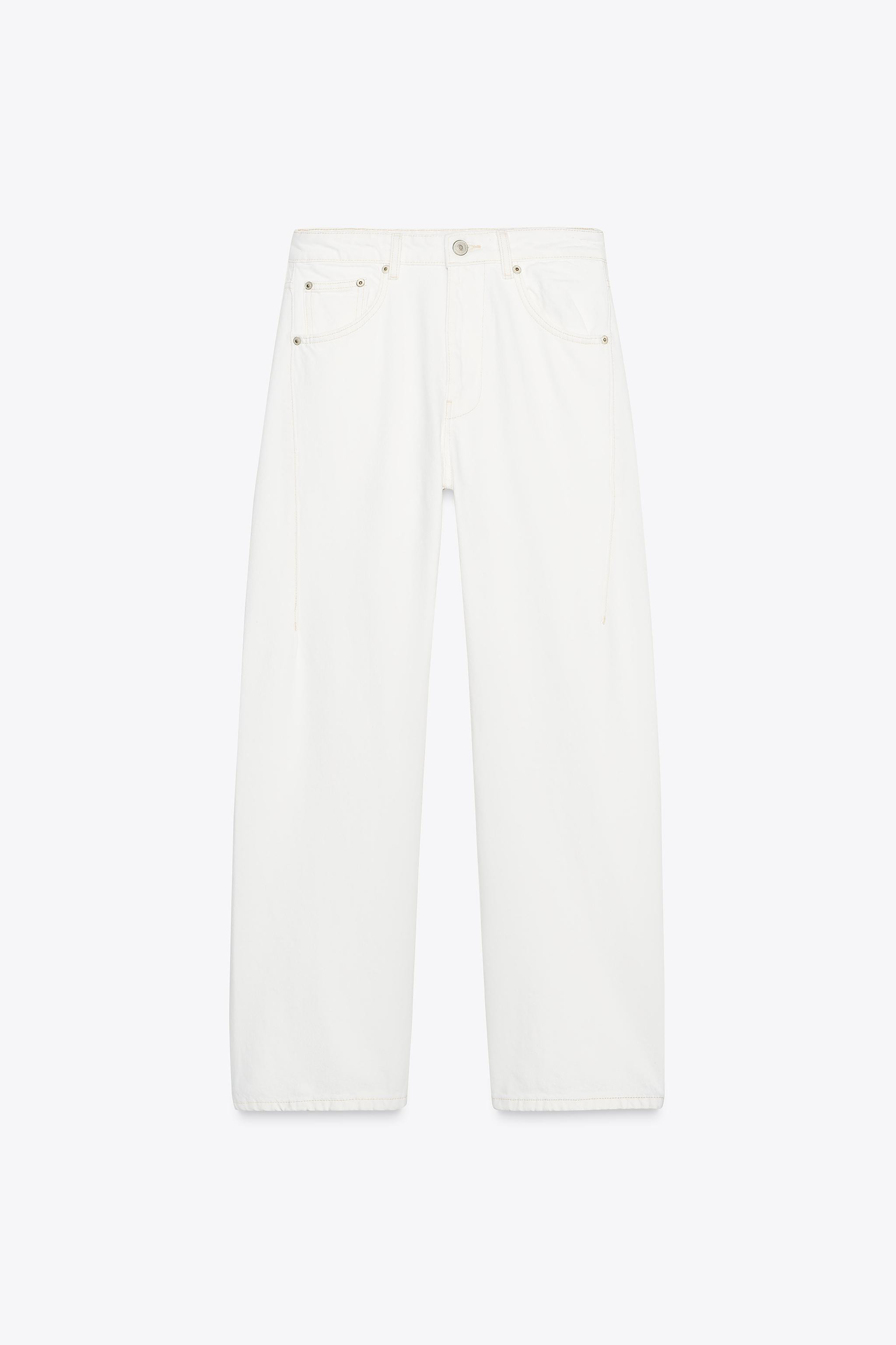 TRF SLOUCHY BELTED MID-RISE JEANS | Zara US
