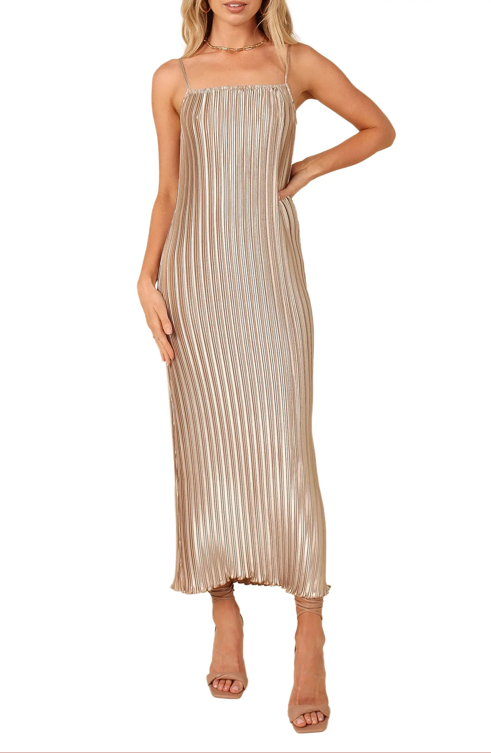 Liza Pleated Maxi Dress | Nordstrom