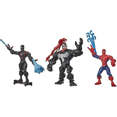 Marvel Super Hero Mashers Web-Slinging Pack, 3x 6-Inch Buildable Figures – Spider-Man, Venom, M... | Target
