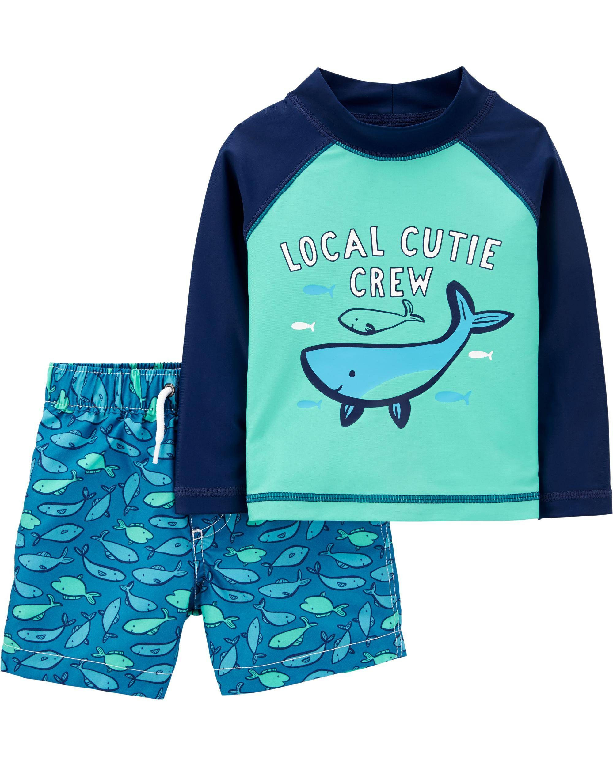 Carter's Whale Rashguard Set | Carter's