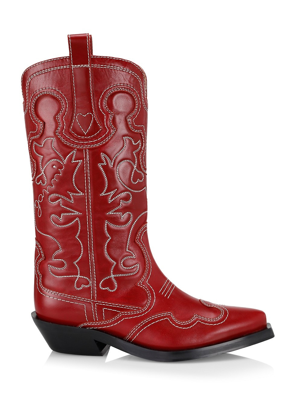 Embroidered Leather Western Boots | Saks Fifth Avenue