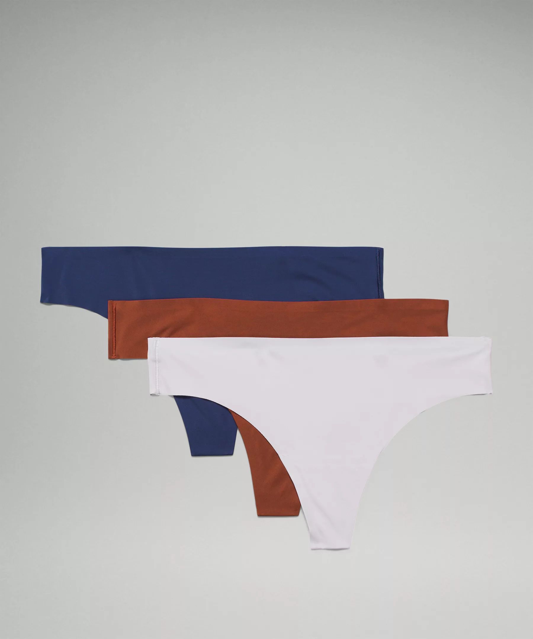 InvisiWear Mid-Rise Thong Underwear 3 Pack | Lululemon (US)
