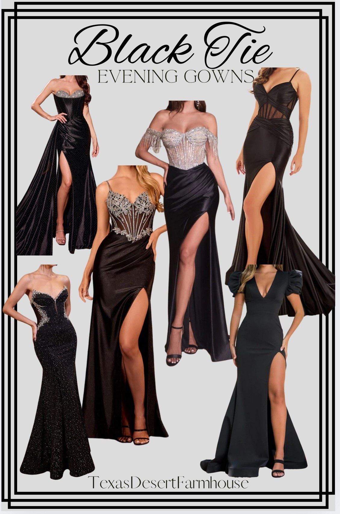 Black Tie Evening Gowns

#blacktie #blacktieeveninggown #eveninggown #blacktieevent #formaleveninggown #formaldress #formal #blackdress #blackgown #gala #galadress

#LTKNYFW #LTKWedding #LTKParties