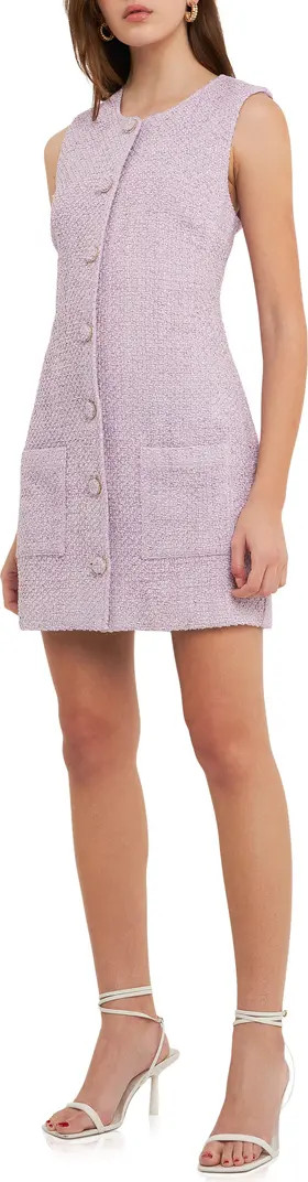 Sleeveless Tweed Minidress | Nordstrom