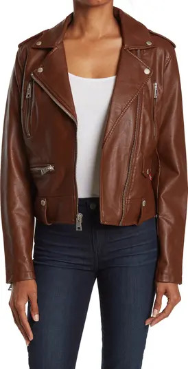 Faux Leather Moto Jacket | Nordstrom Rack