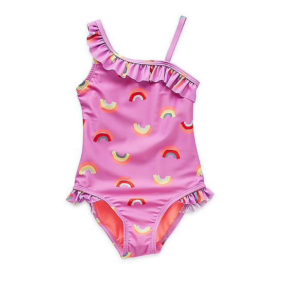 Okie Dokie Toddler Girls Geometric One Piece Swimsuit | JCPenney