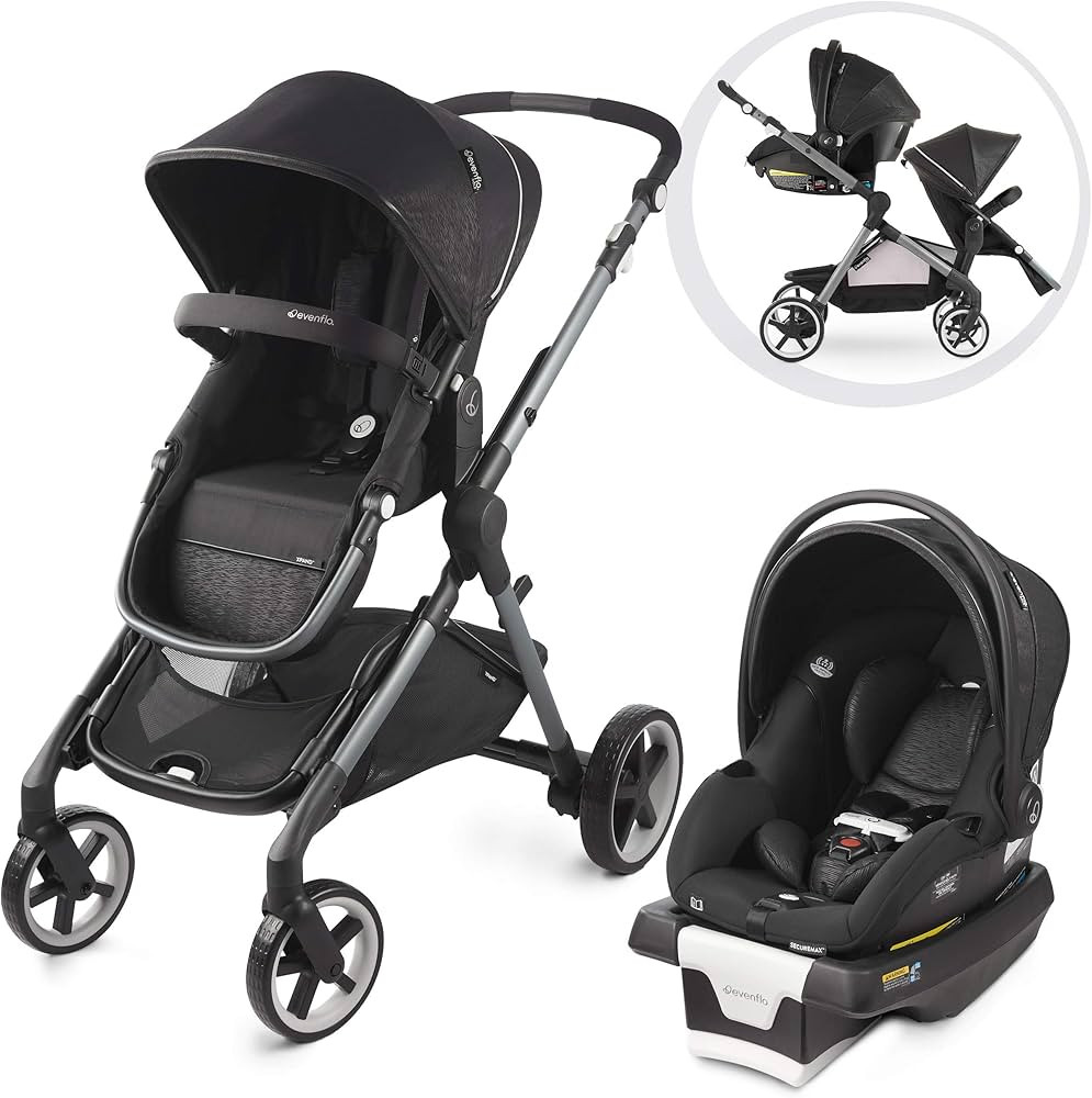 Evenflo 53112310 Gold Pivot Xpand Smart Modular Stroller and Car Seat Travel System with SensorSa... | Amazon (US)