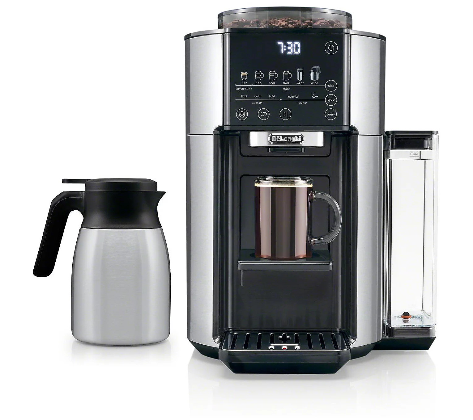 DeLonghi TrueBrew Automatic Drip Coffee Maker w /Thermal Carafe | QVC