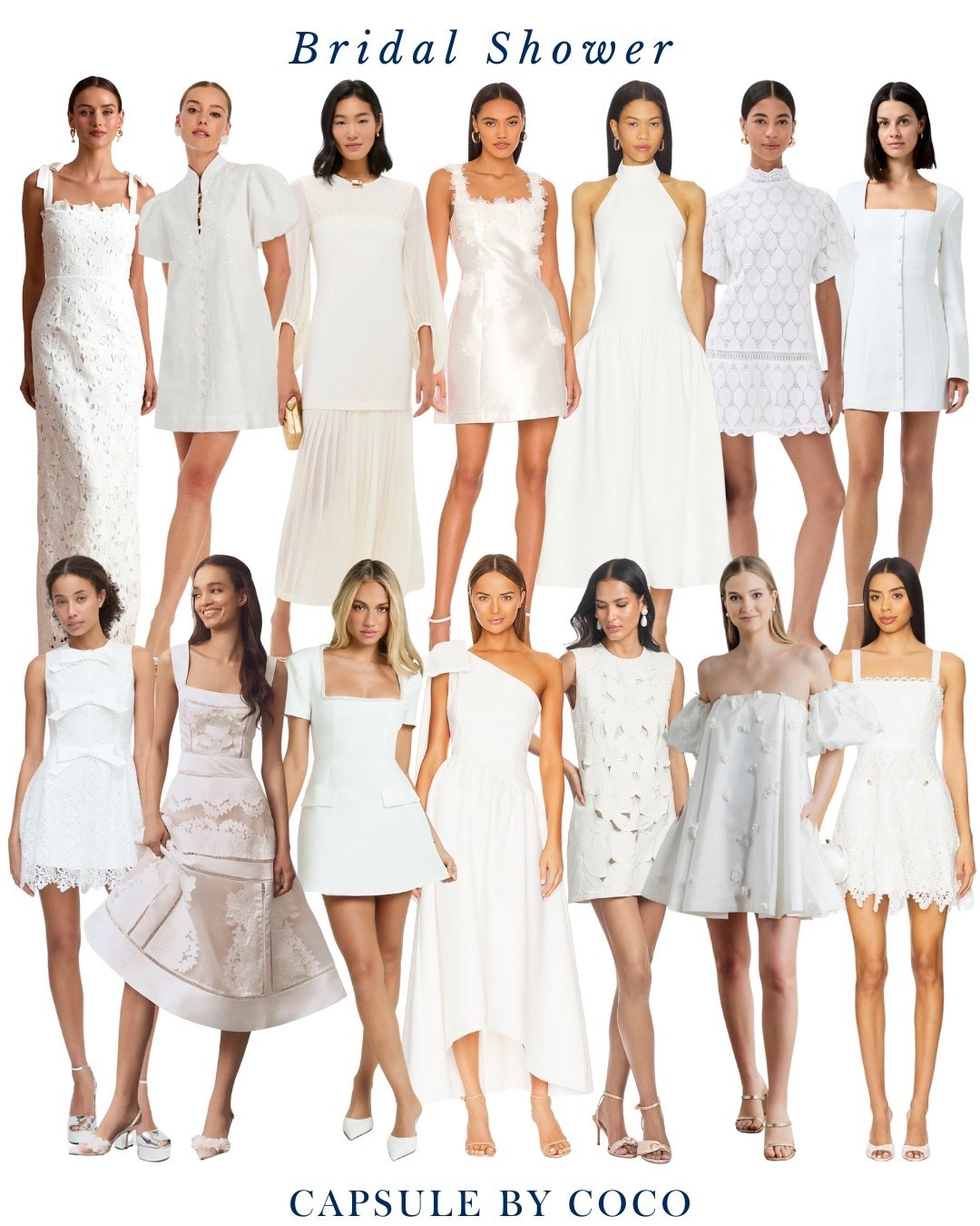 BRIDAL SHOWER LOOKS 💍 

Bridal shower, bridal shower dress, bridal shower dresses, bridal shower inspo, bridal shower inspiration, bridal wardrobe, white dress, white dresses, engagement pictures, formal white dress, formal white dresses, bride, bride to be, 2026 bride, 2026 brides, 2026 wedding, 2027 bride, 2027 brides, 2027 wedding, engagement look, engagement looks, wedding dress, wedding dresses, engagement party, bridesmaid luncheon, bachelorette, rehearsal dinner, reception, after party 

#LTKWedding