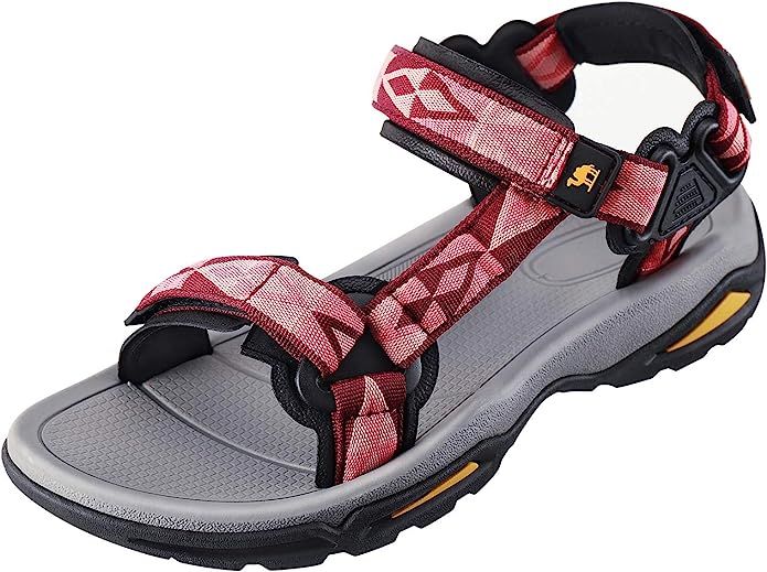 CAMEL CROWN Waterproof Hiking Sandals Women Arch Support Sport Sandals Comfortable Walking Water ... | Amazon (US)