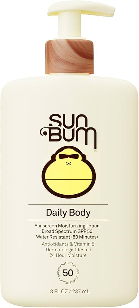 Sun Bum Daily SPF 50 Sunscreen Body Lotion - Broad Spectrum Moisturizing Sunscreen with Vitamin E... | Amazon (US)