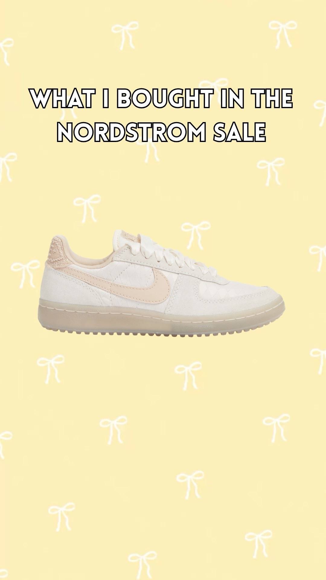 I always need a new pair of cute comfortable sneakers I can dress up or down and these are the girliest I can find in this year’s Nordstrom Sale! I love the lace details and ribbon laces, with a pop of blush pink. These are gonna be my go-to shoe for my daily uniform. #NSALE

#LTKdayinmylife #LTKootd #LTKSaleAlert