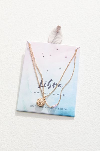 Zodiac Mini Pendant Necklace Set | Urban Outfitters (US and RoW)